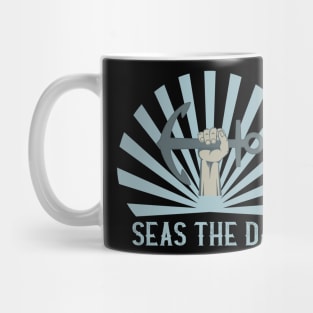 Seas They Day Anchor Cruise Design Mug